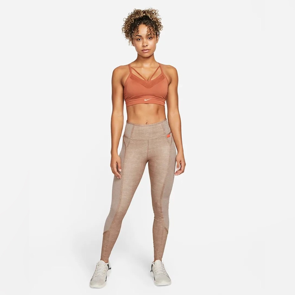Nike | Brown Dri-Fit One Luxe Leggings